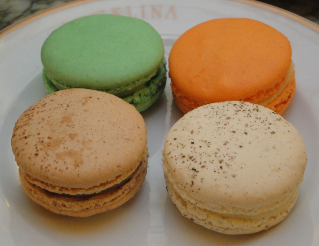 Macaroons at Cafe Angelina