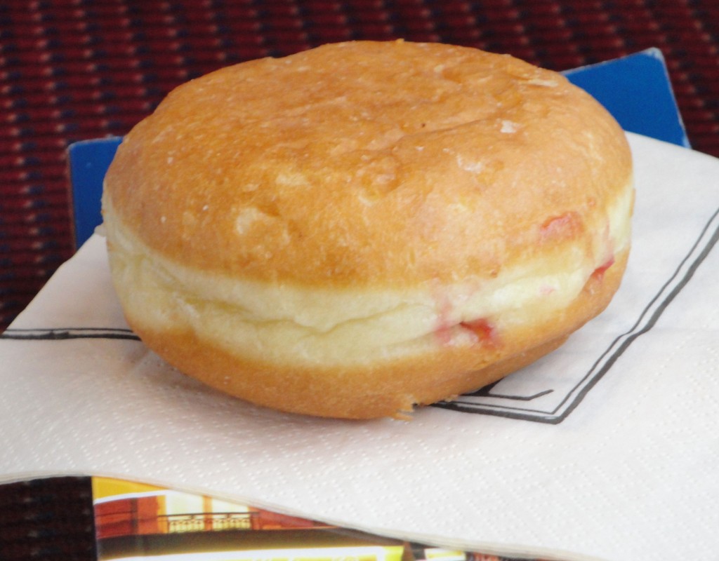 Beignet aux framboises